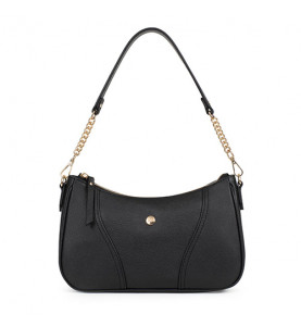Shoulder Bag Black - HEXAGONA
