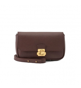 Mini Bag C-Me Lock Berry - COCCINELLE