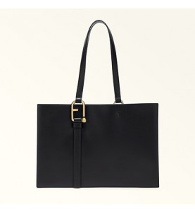 Nuvola Top Handle L Nero - FURLA