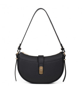 Shoulder Bag Black - HEXAGONA