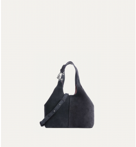 Top Handle & Wallet C-Easy Suede Midnight Blue - COCCINELLE