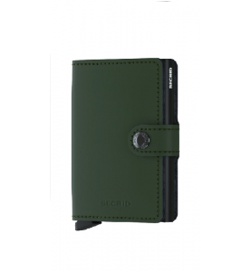 Miniwallet Matte Green / Black - Secrid