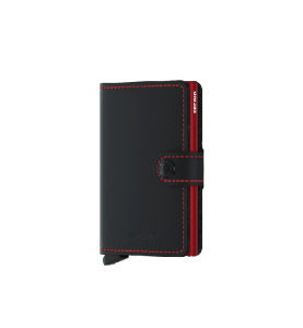 Miniwallet Matte Black & Red - Secrid