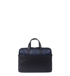 Briefcase 13" Black / Navy - HEXAGONA