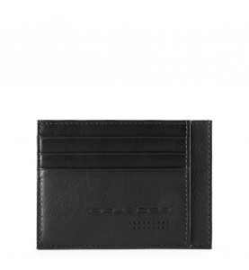 Credit Card Pouch Black - PIQUADRO