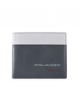 Men’s Wallet Black/Grey - PIQUADRO 