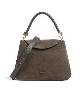 Top Handle Tiggy Suede Bim Fango - Coccinelle