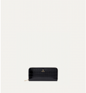 Camelia Wallet L Nero - FURLA